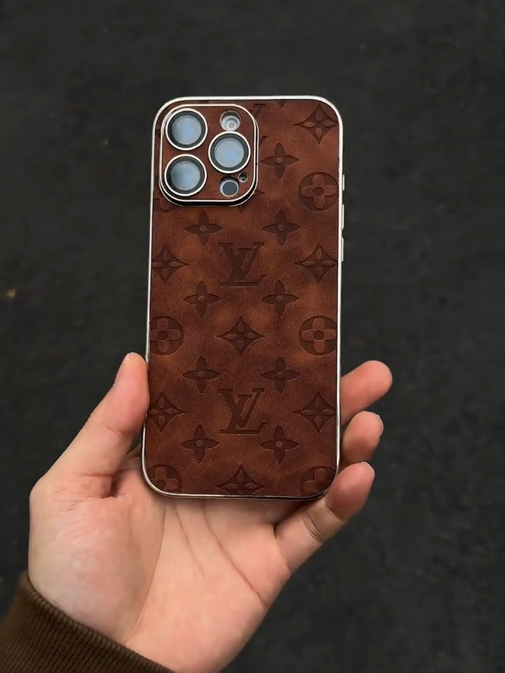 路易威登皮質金屬全包手機殼-ZUIHANG SHOP